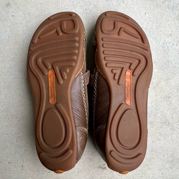 Timberland Earthkeeper Mary Jane Flat Shoe Brown Suede Size 7.5  Excellent - Picture 12 of 15